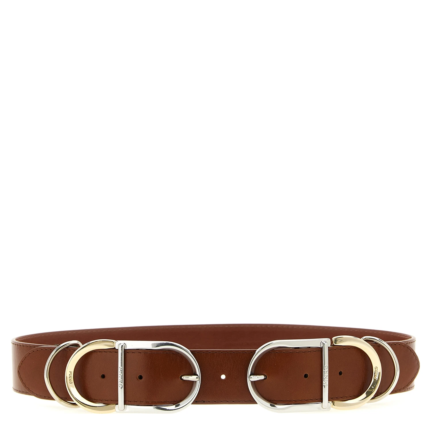 Brown Lamb Leather Regular Belt