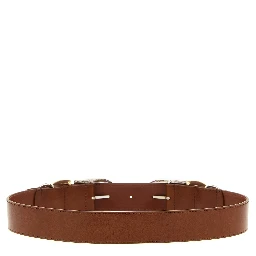 Brown Lamb Leather Regular Belt