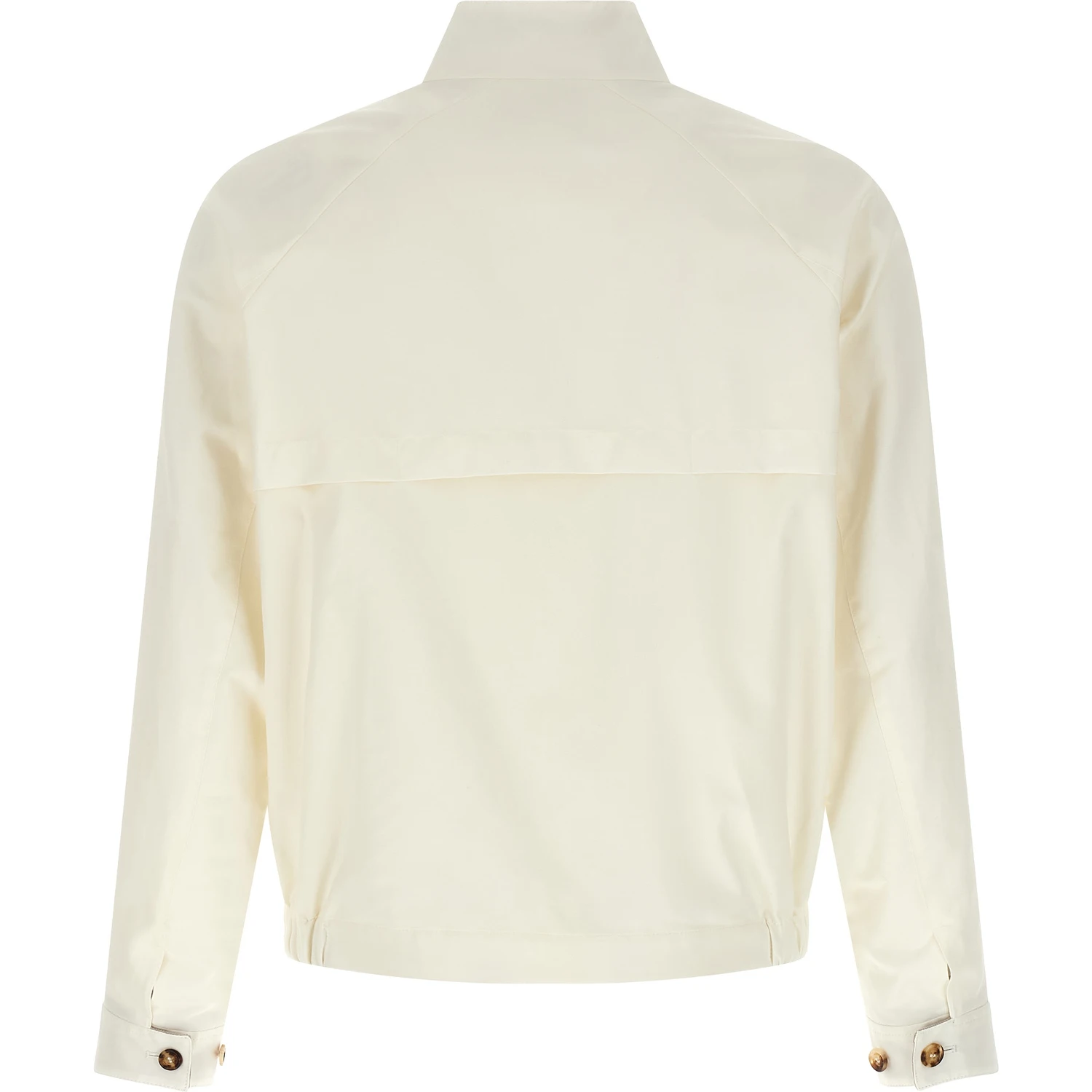 White Cotton Full-Length Jacket