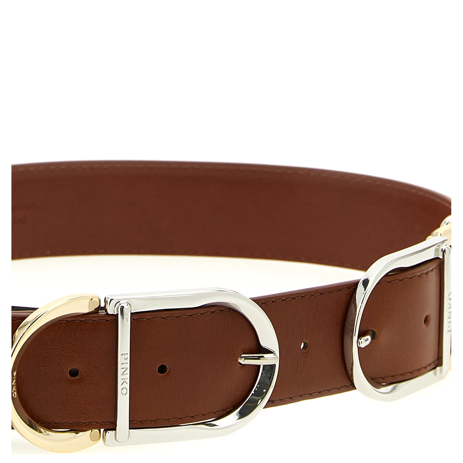 Brown Lamb Leather Regular Belt