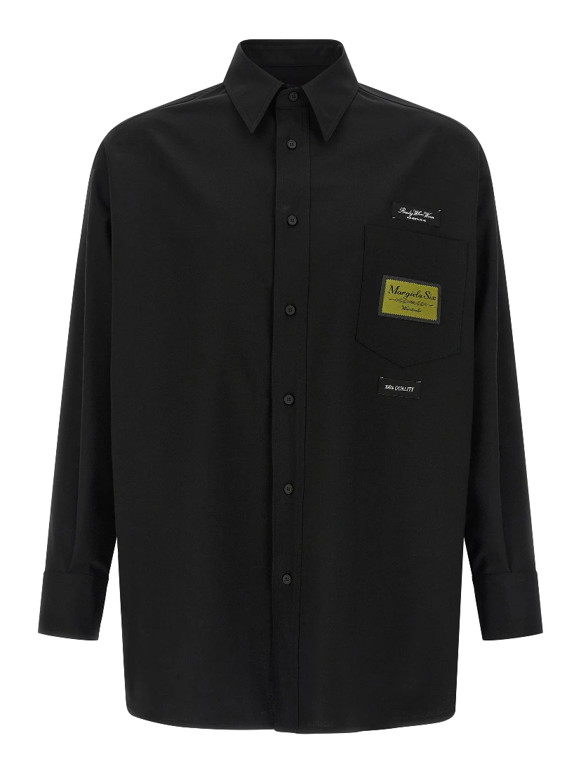 Black Polyester Blouse