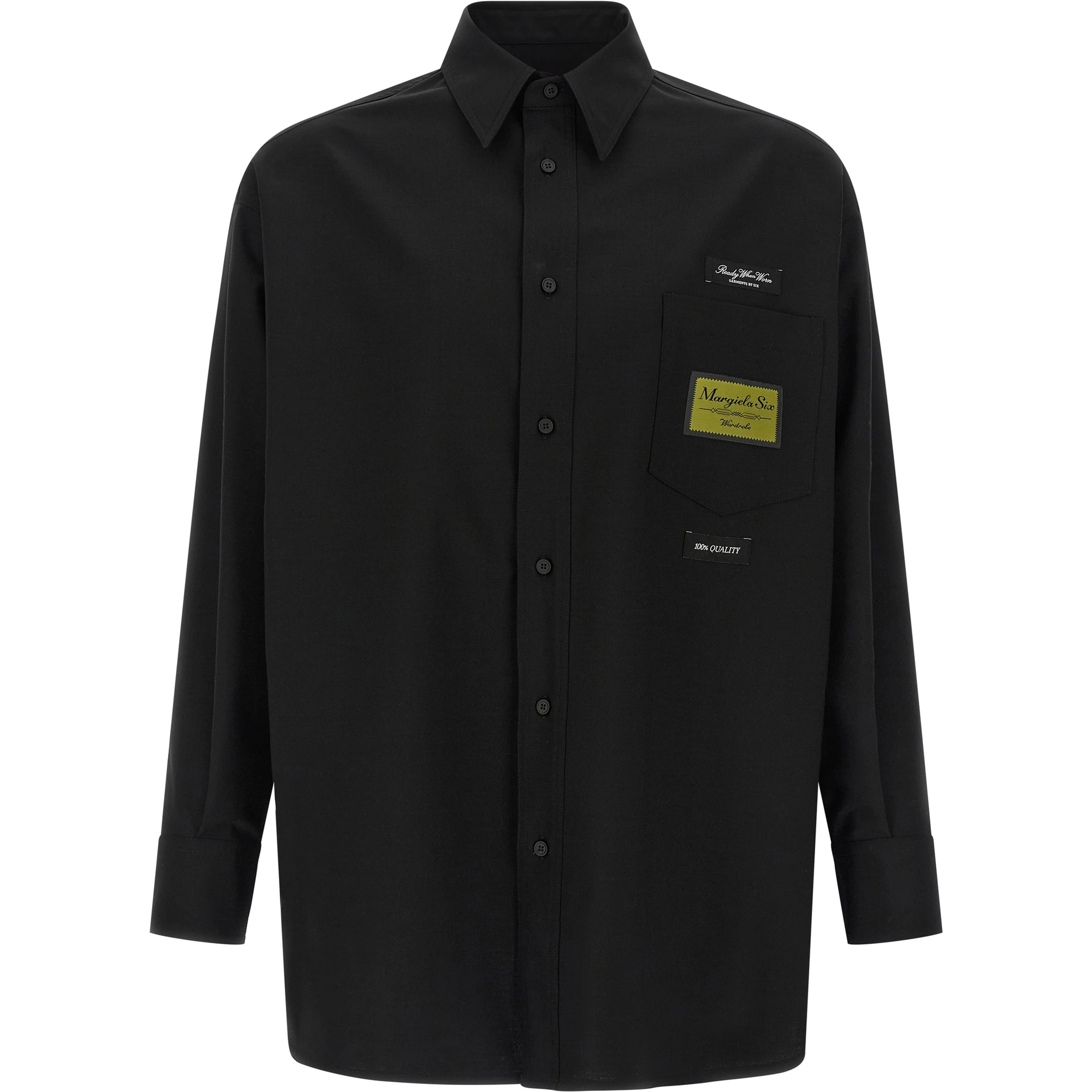 Black Polyester Blouse