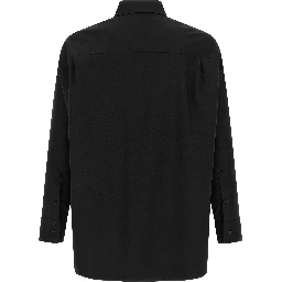 Black Polyester Blouse