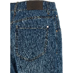 Blue Cotton Relaxed Fit Jeans