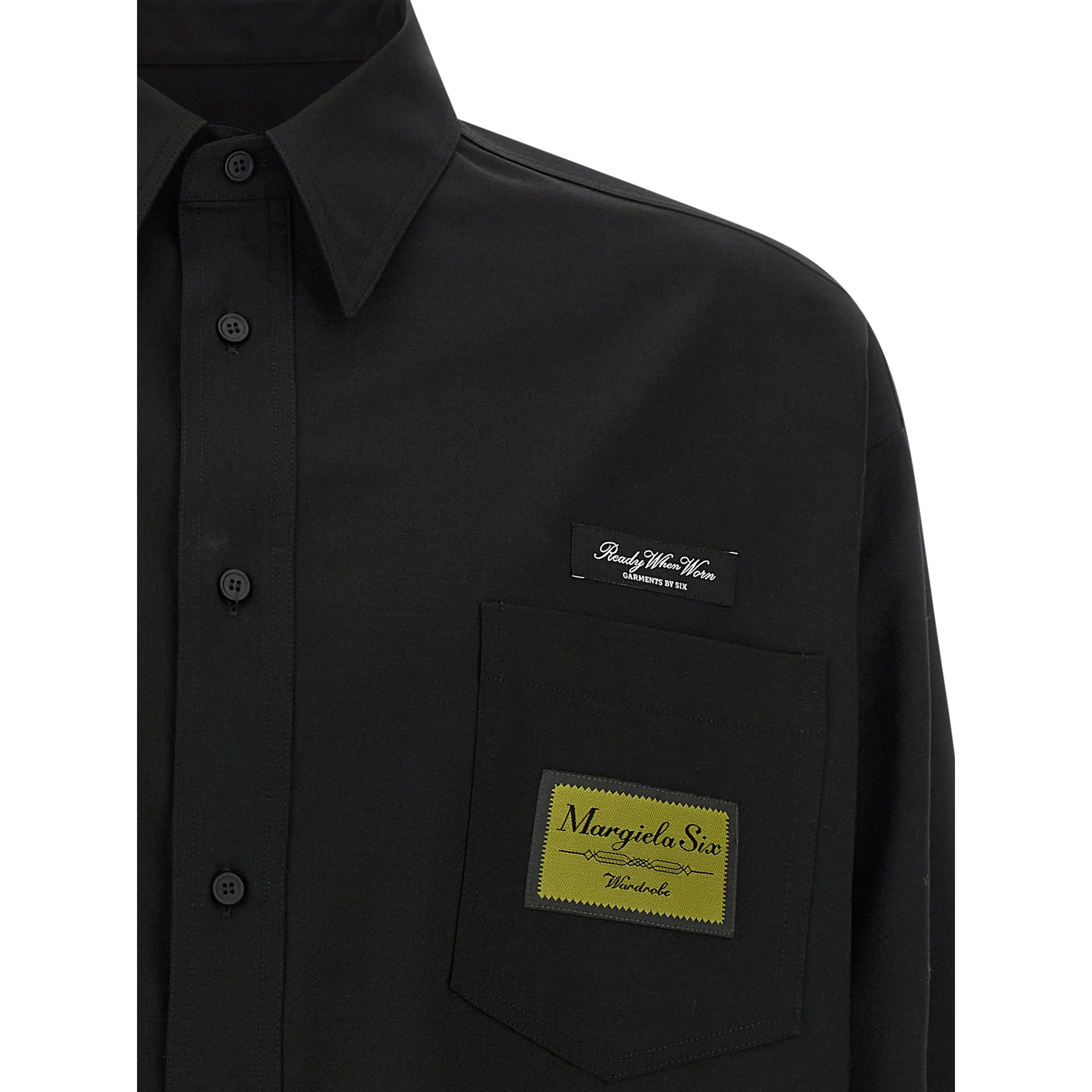Black Polyester Blouse