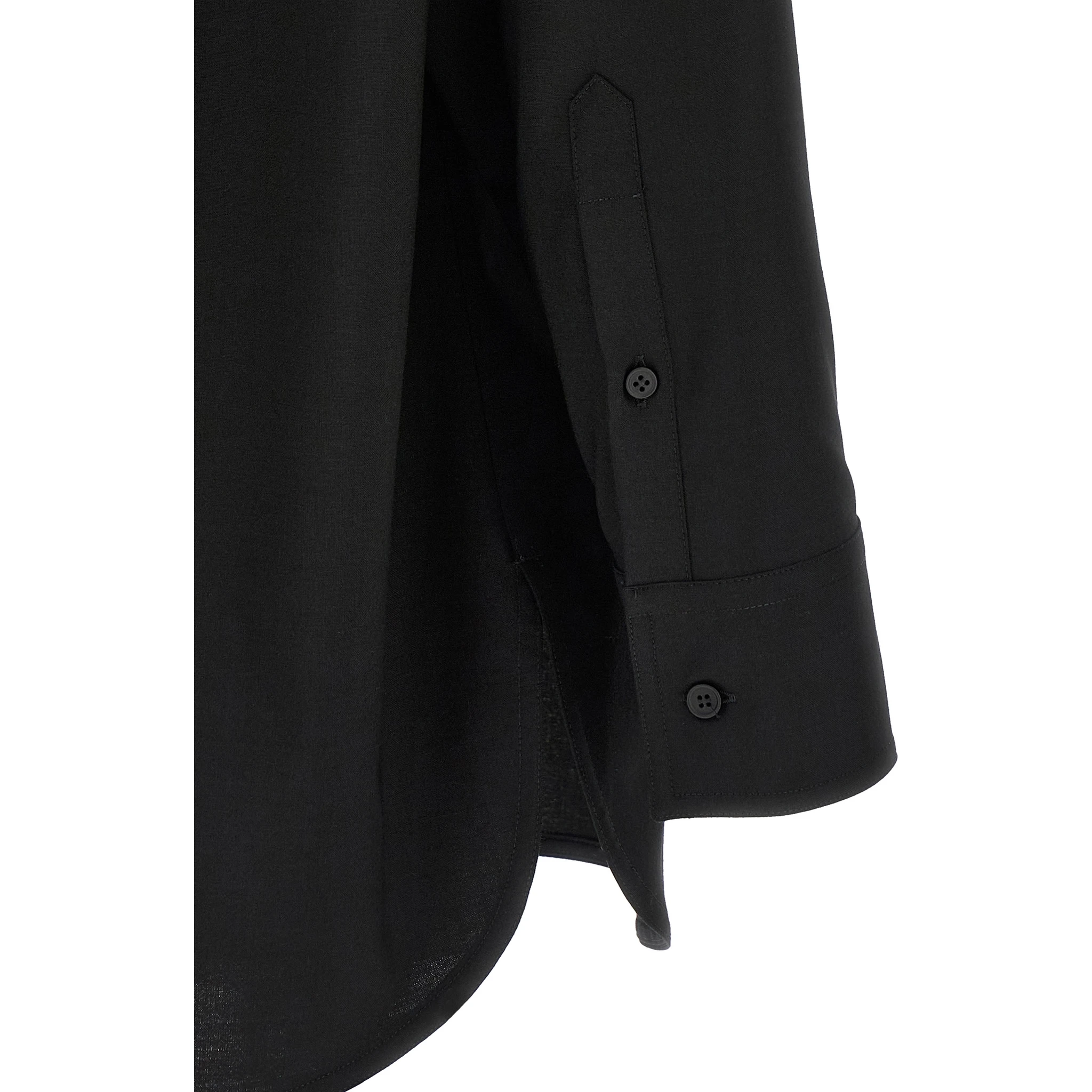 Black Polyester Blouse