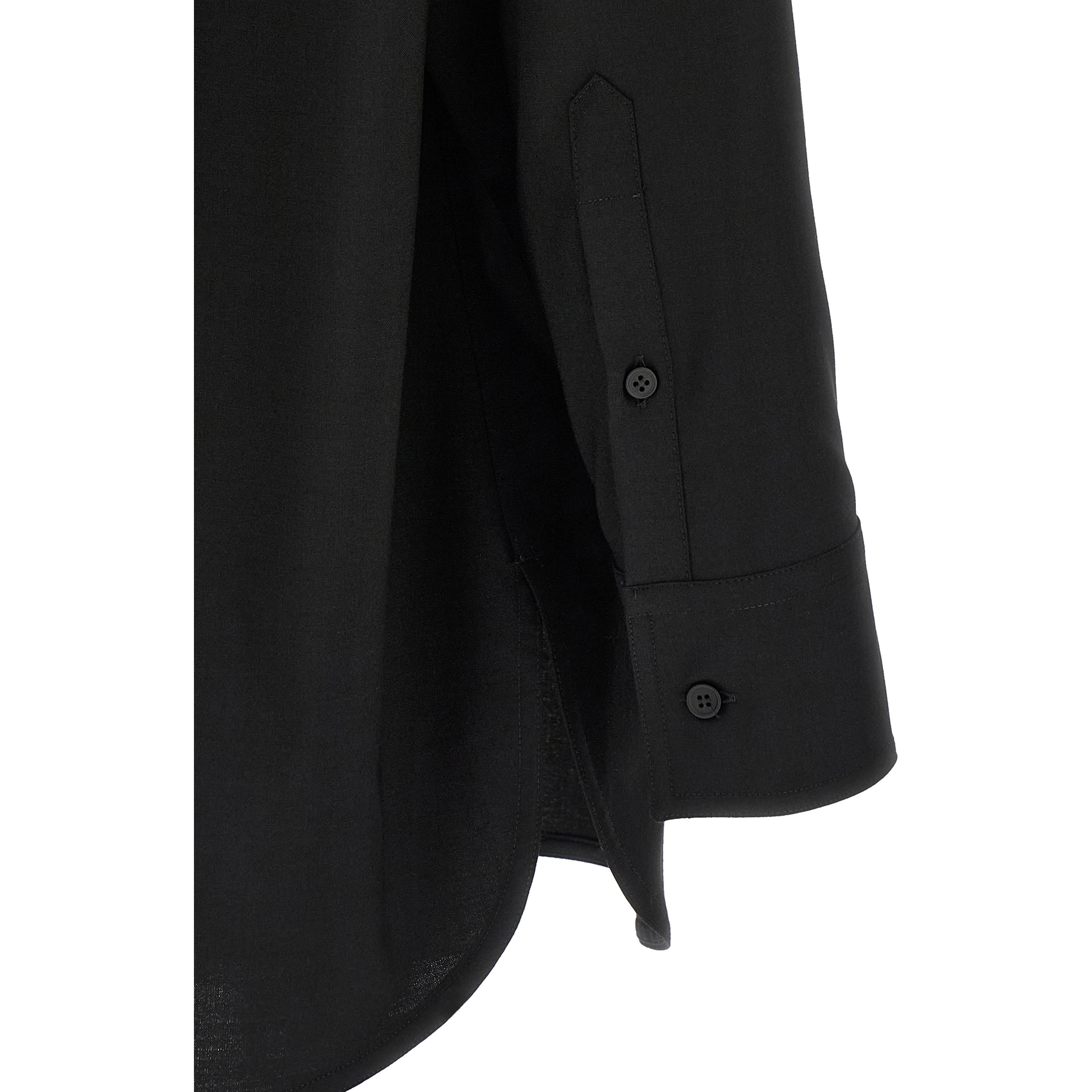 Black Polyester Blouse
