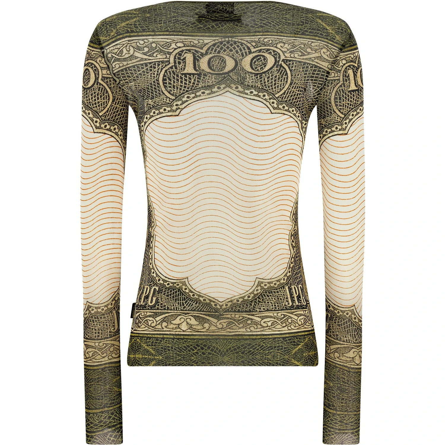 Multicolor Polyamide Long Sleeve T-Shirt