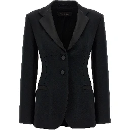 Black Viscose Blazer
