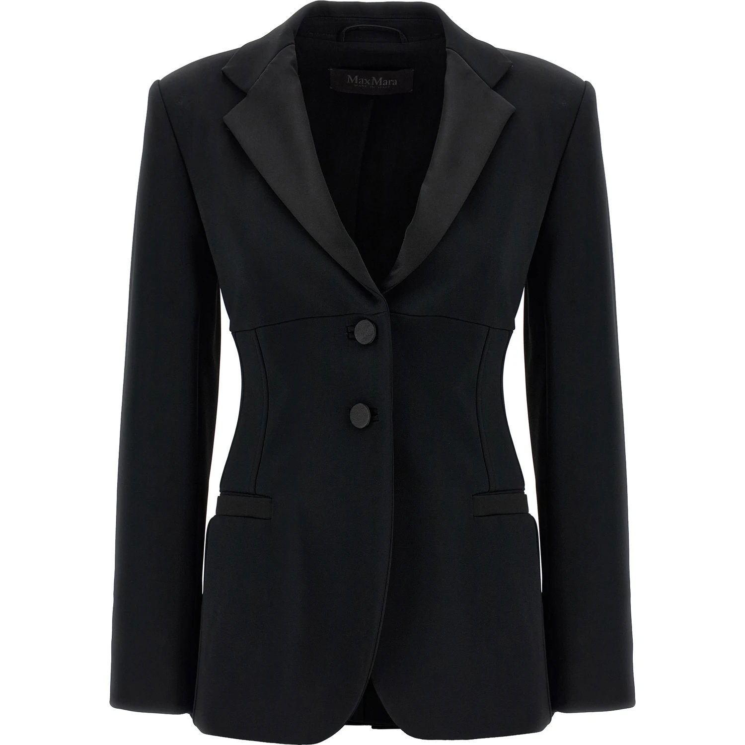 Black Viscose Blazer