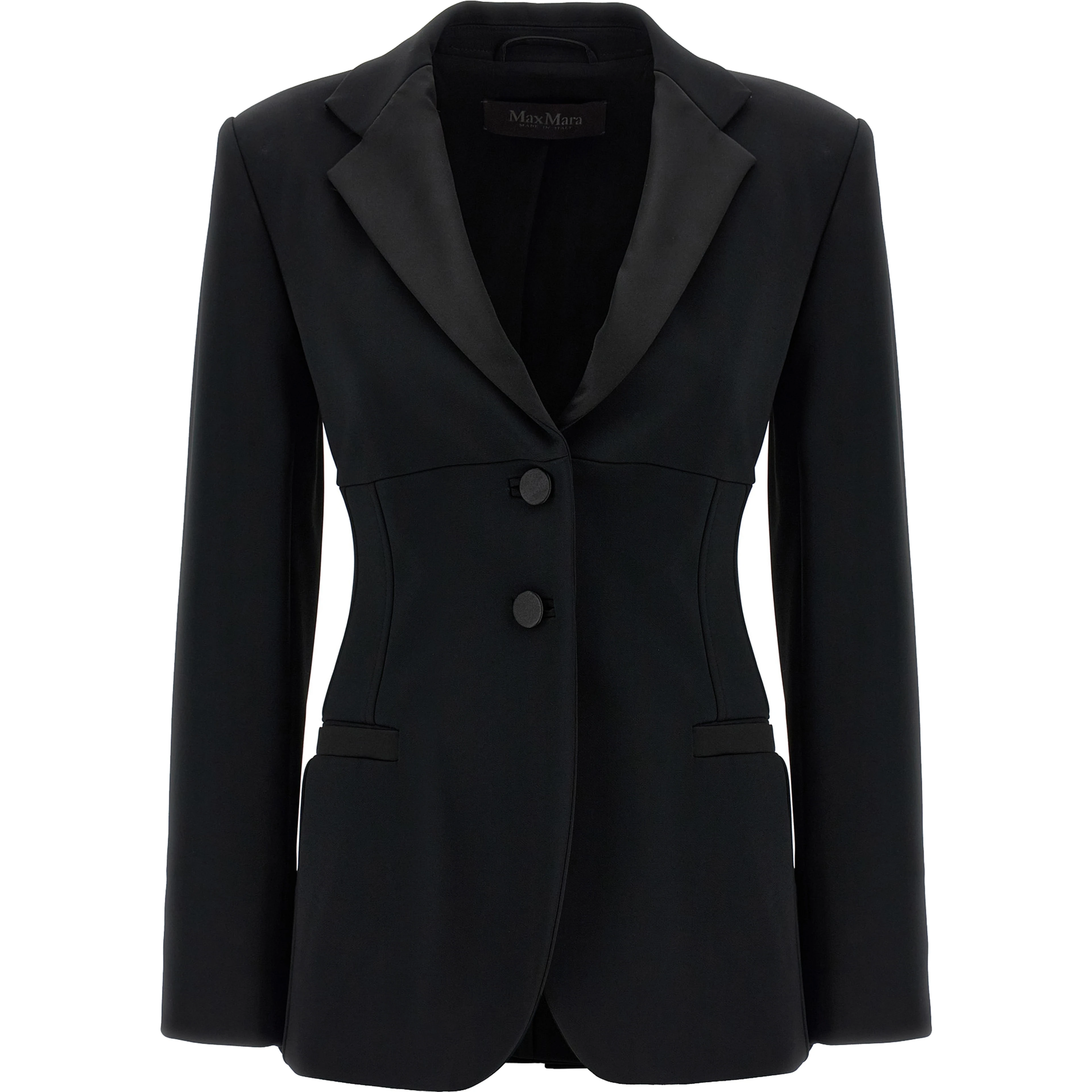 Black Viscose Blazer