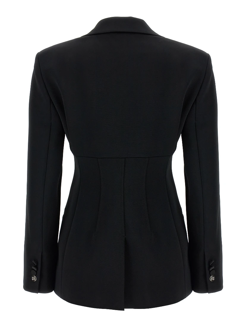 Black Viscose Blazer