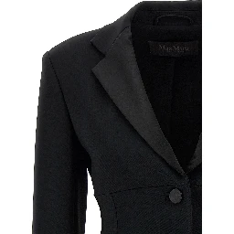 Black Viscose Blazer
