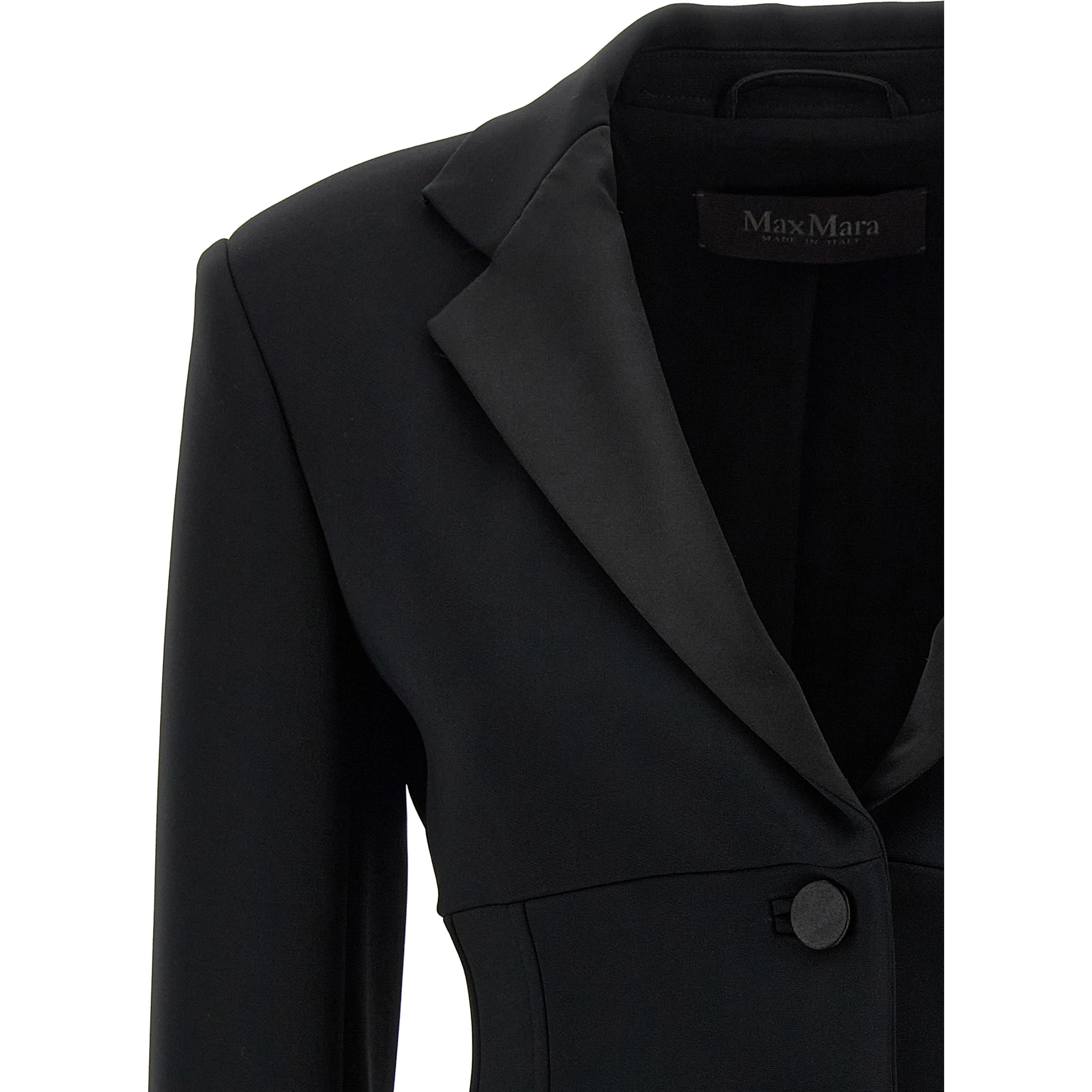 Black Viscose Blazer