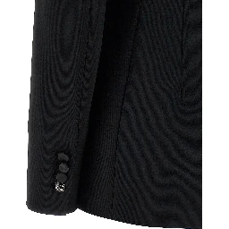 Black Viscose Blazer