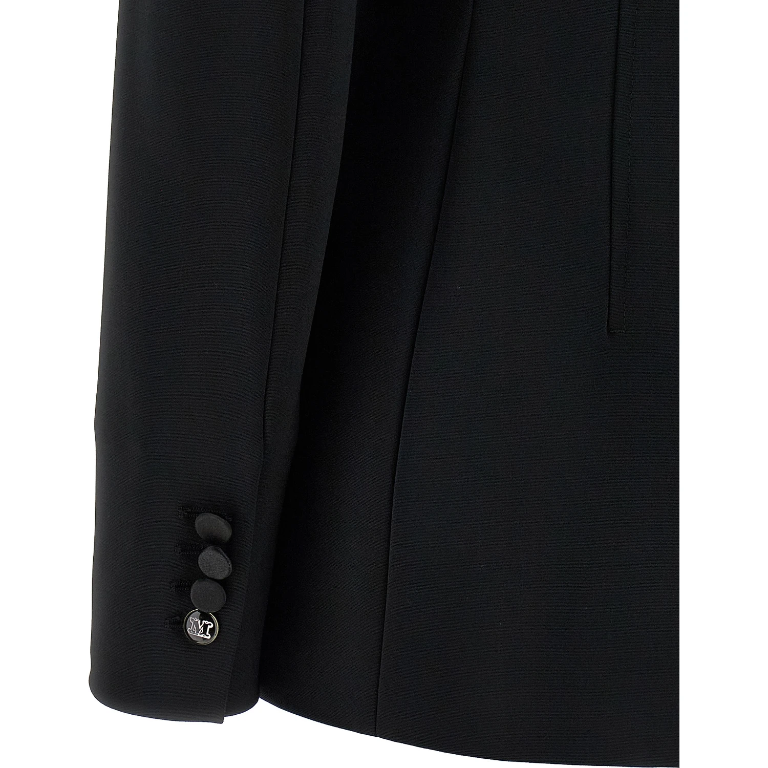 Black Viscose Blazer