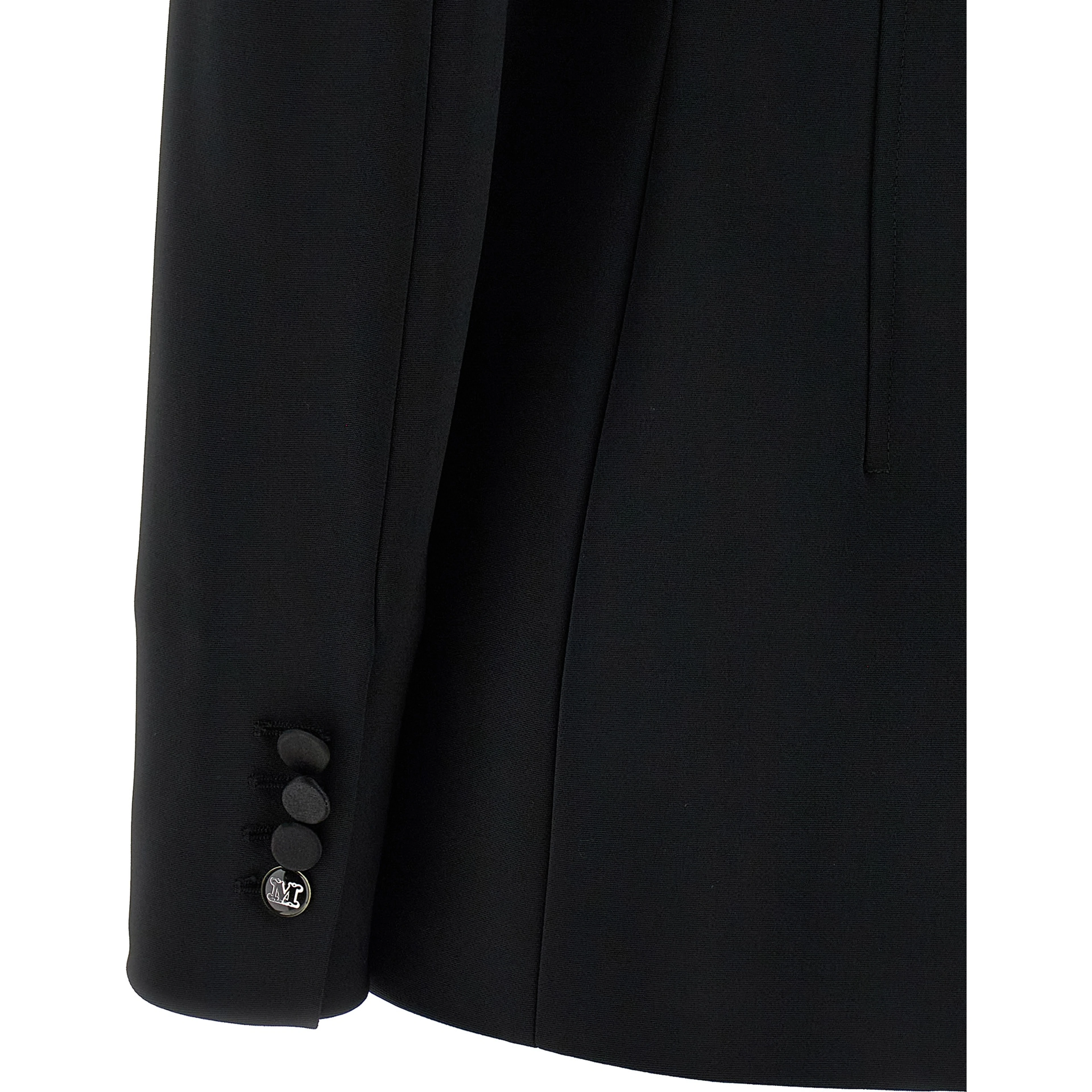 Black Viscose Blazer