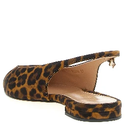 Brown Suede Leather Ballet Flats