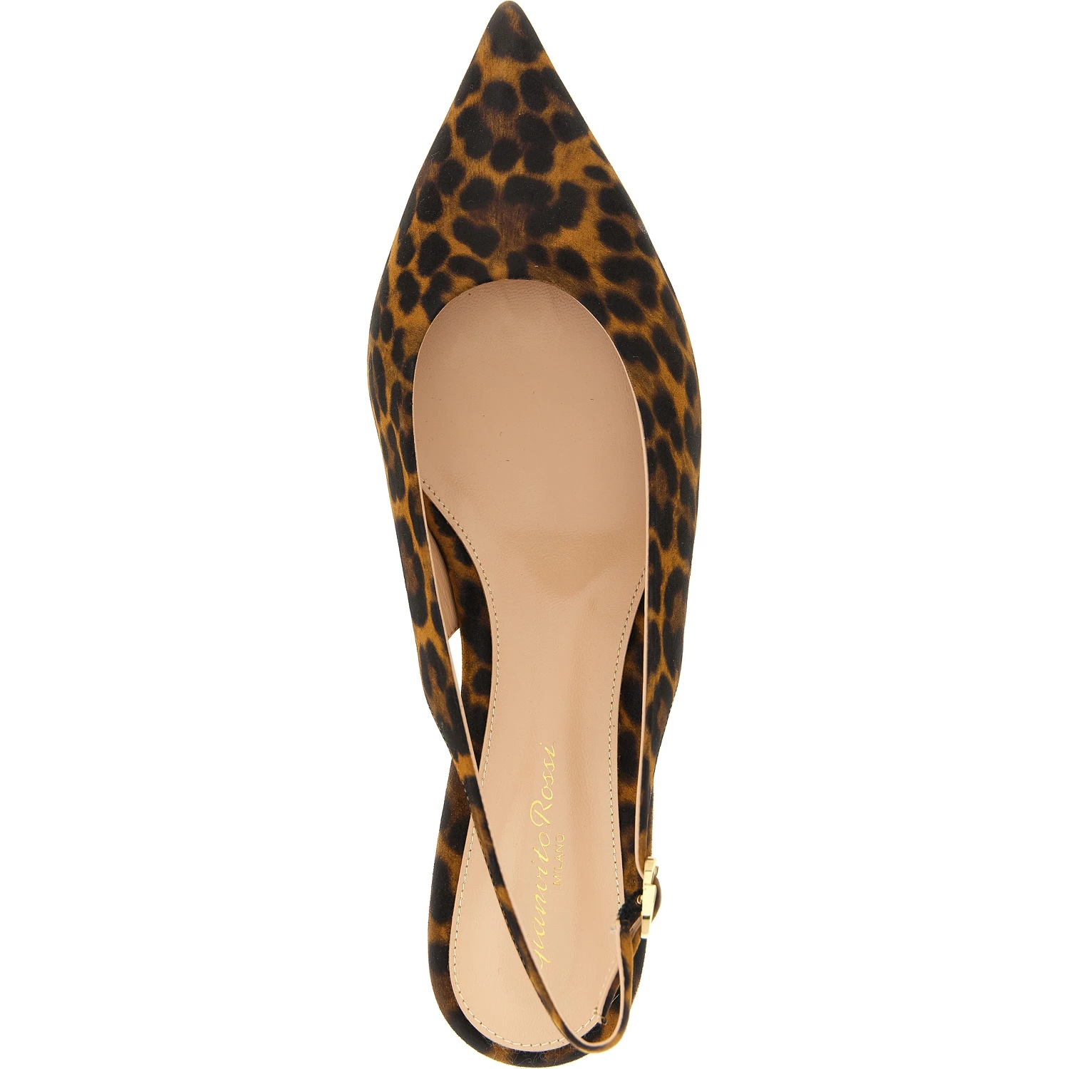Brown Suede Leather Ballet Flats