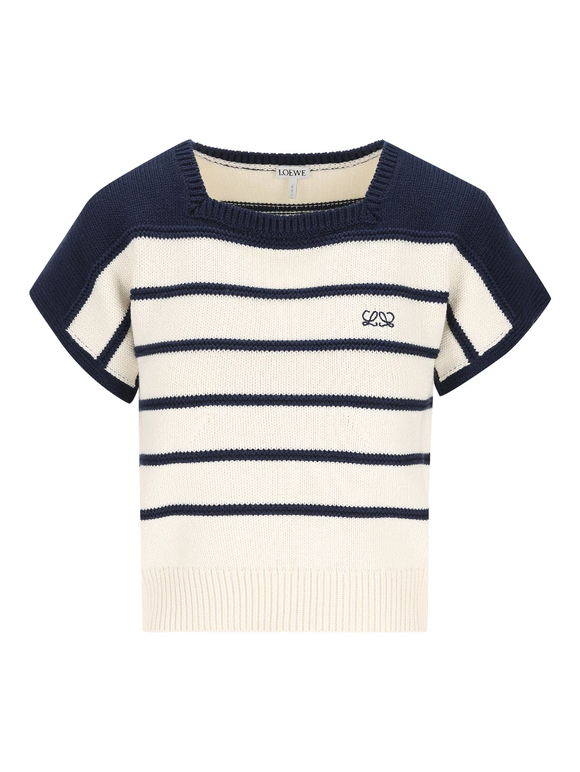 Loewe Sweaters White/blue
