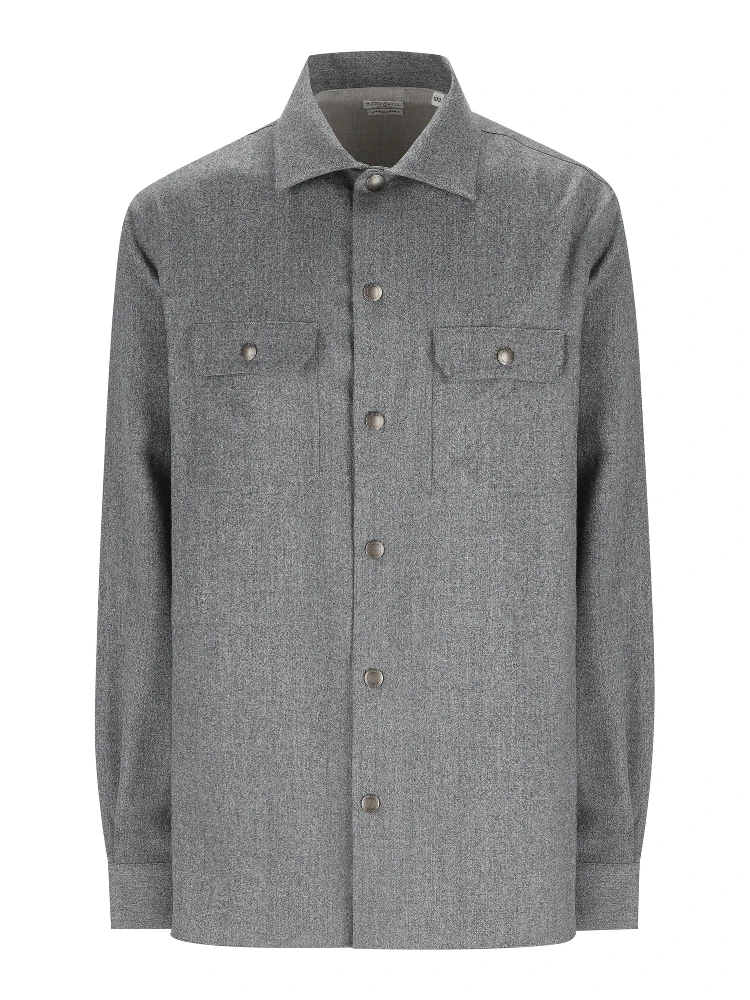 Brunello Cucinelli Shirts Grey