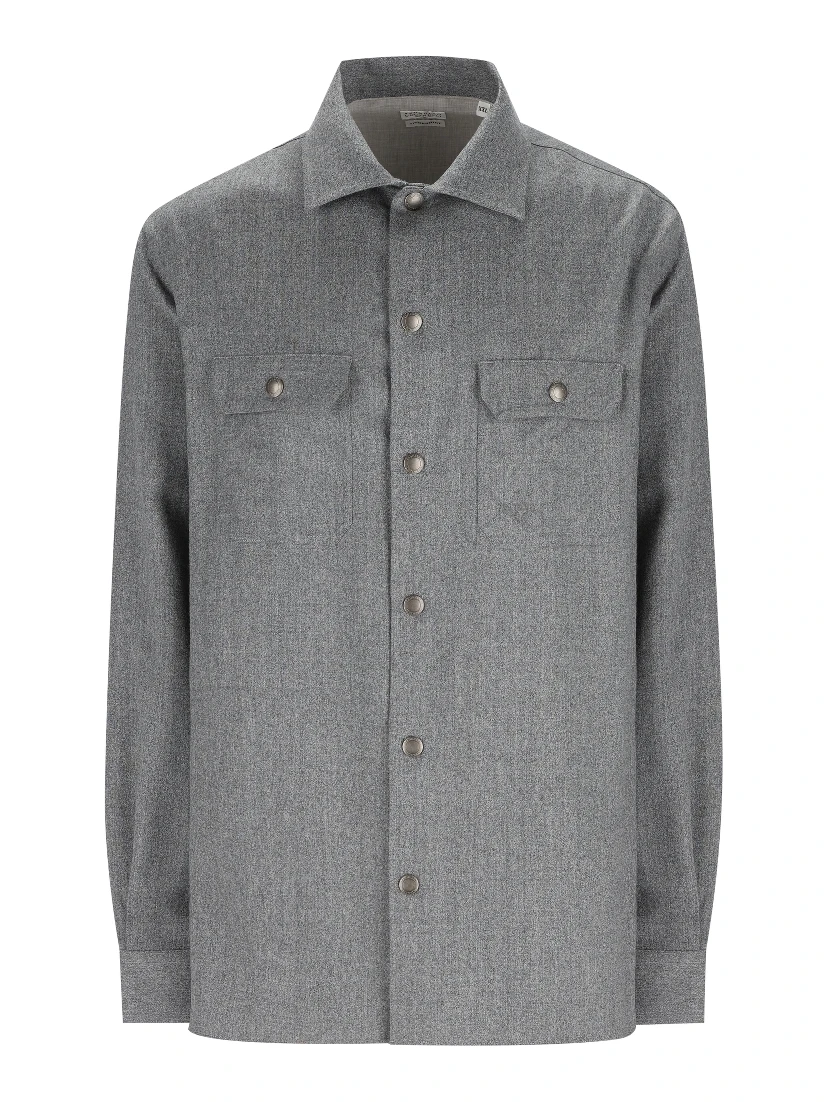 Brunello Cucinelli Shirts Grey