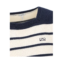 Loewe Sweaters White/blue