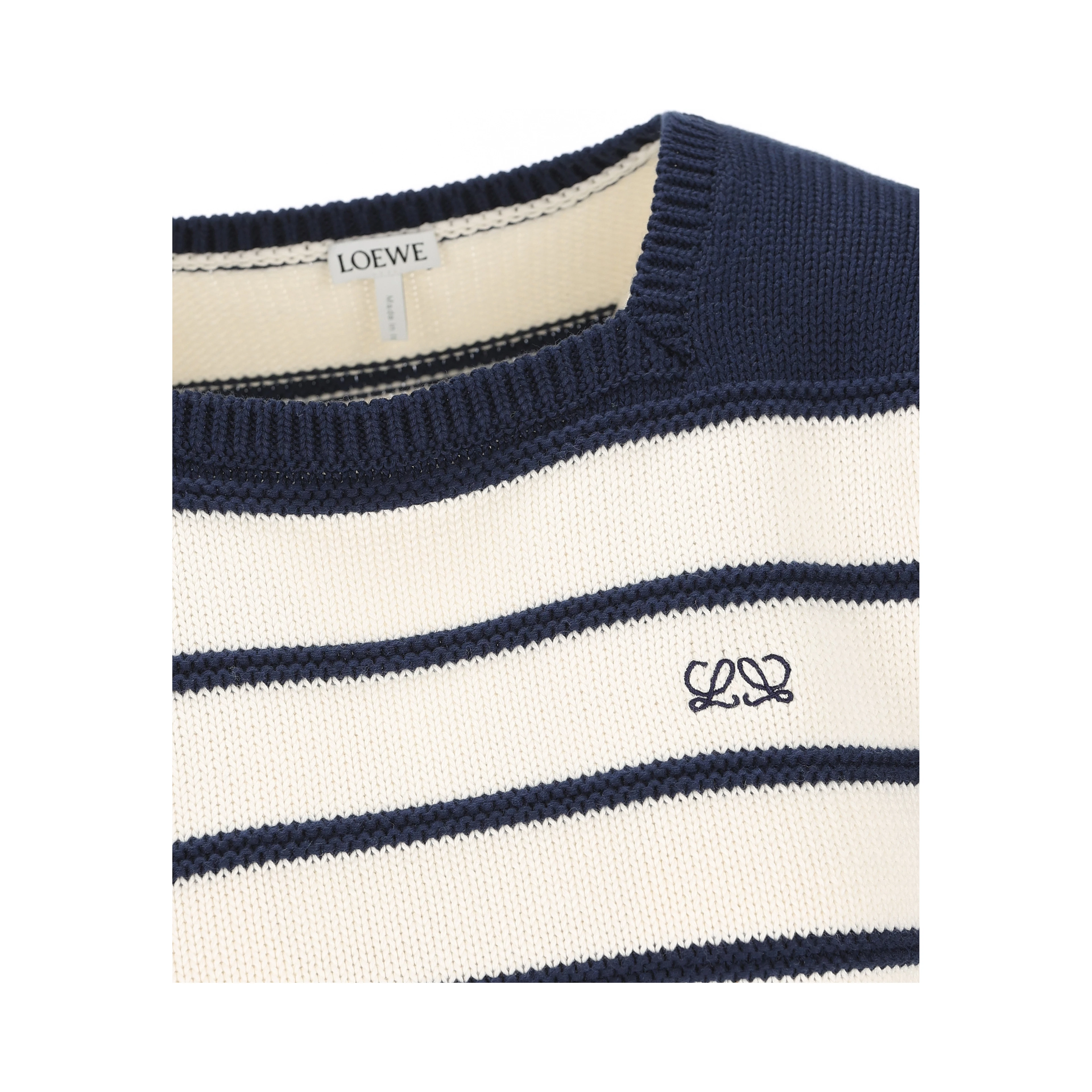 Loewe Sweaters White/blue