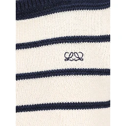 Loewe Sweaters White/blue