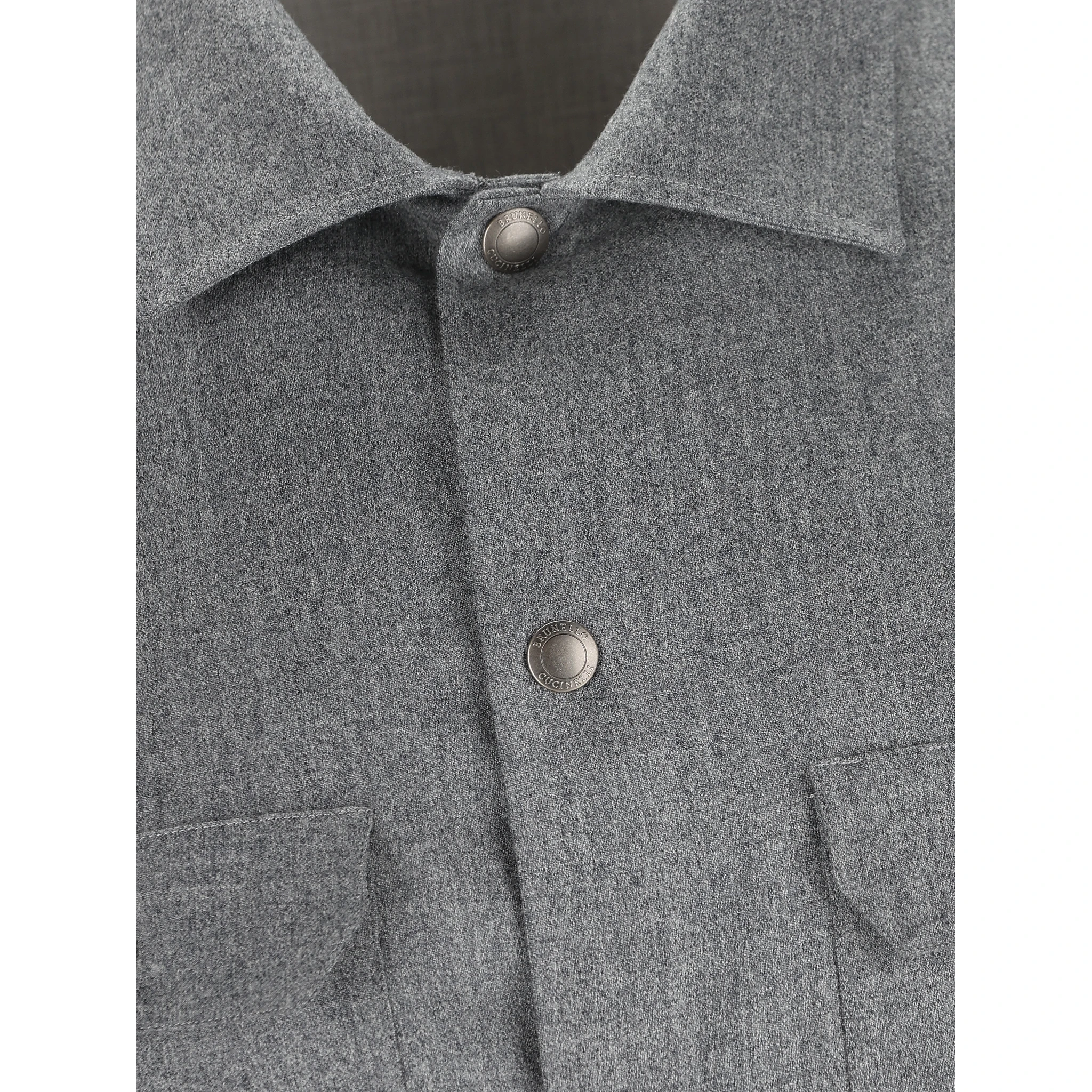 Brunello Cucinelli Shirts Grey