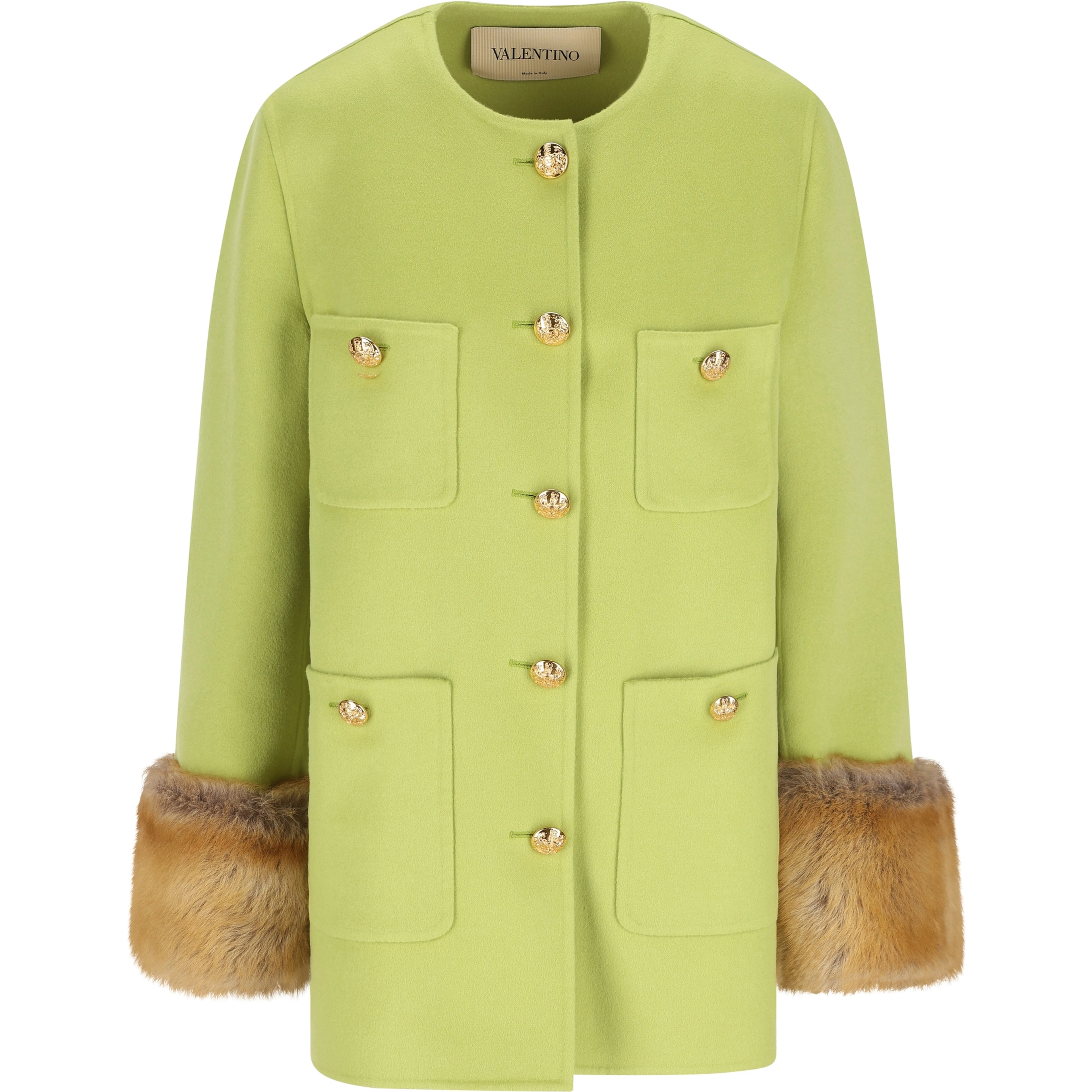 VALENTINO GARAVANI Coats Green