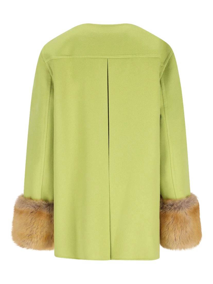 VALENTINO GARAVANI Coats Green