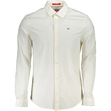 White Cotton Men's Shirt