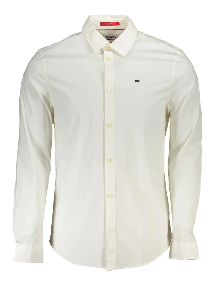 White Cotton Men's Shirt