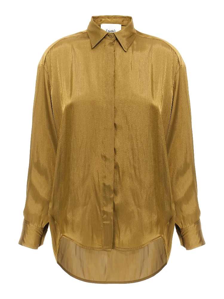 Gold Polyester Blouse