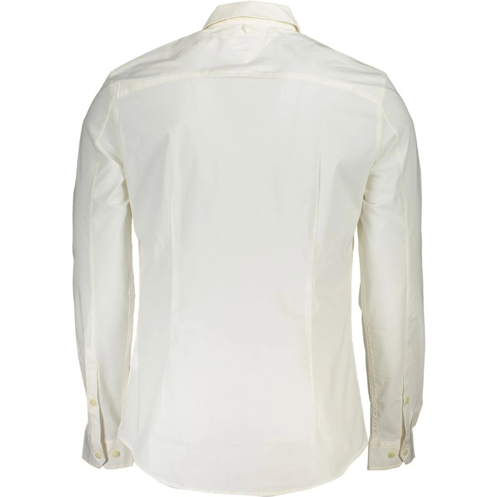 White Cotton Men's Shirt