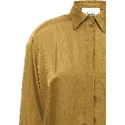 Gold Polyester Blouse