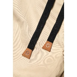 Beige Cotton Skinny Men Jogger Trouser Pants