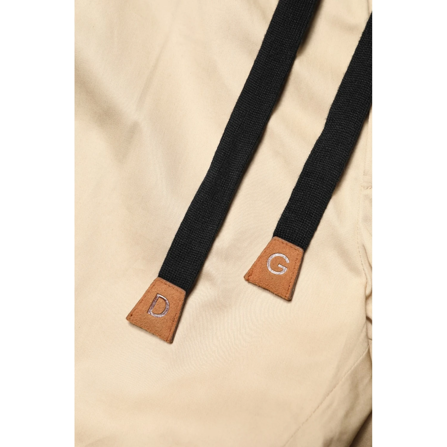 Beige Cotton Skinny Men Jogger Trouser Pants