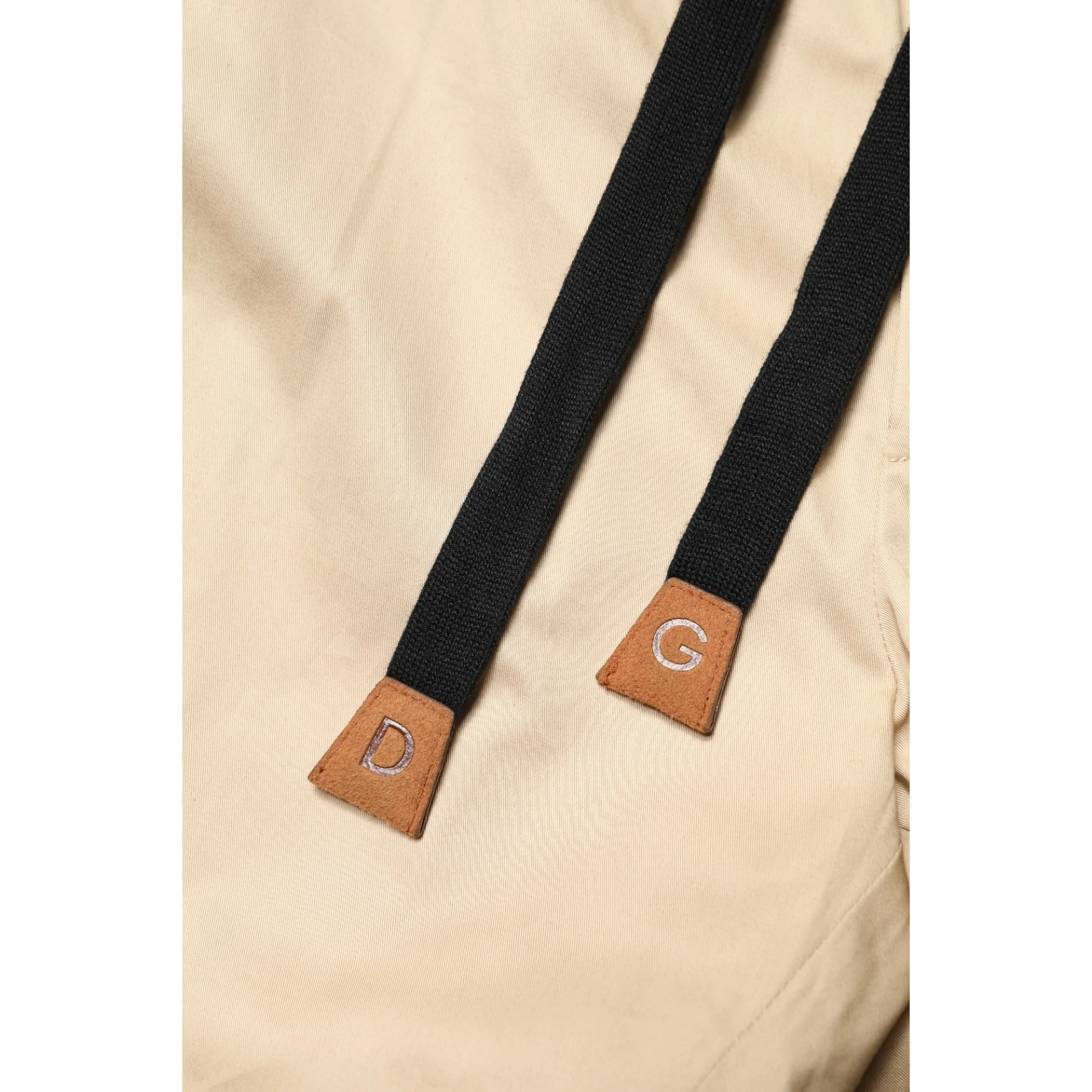Beige Cotton Skinny Men Jogger Trouser Pants