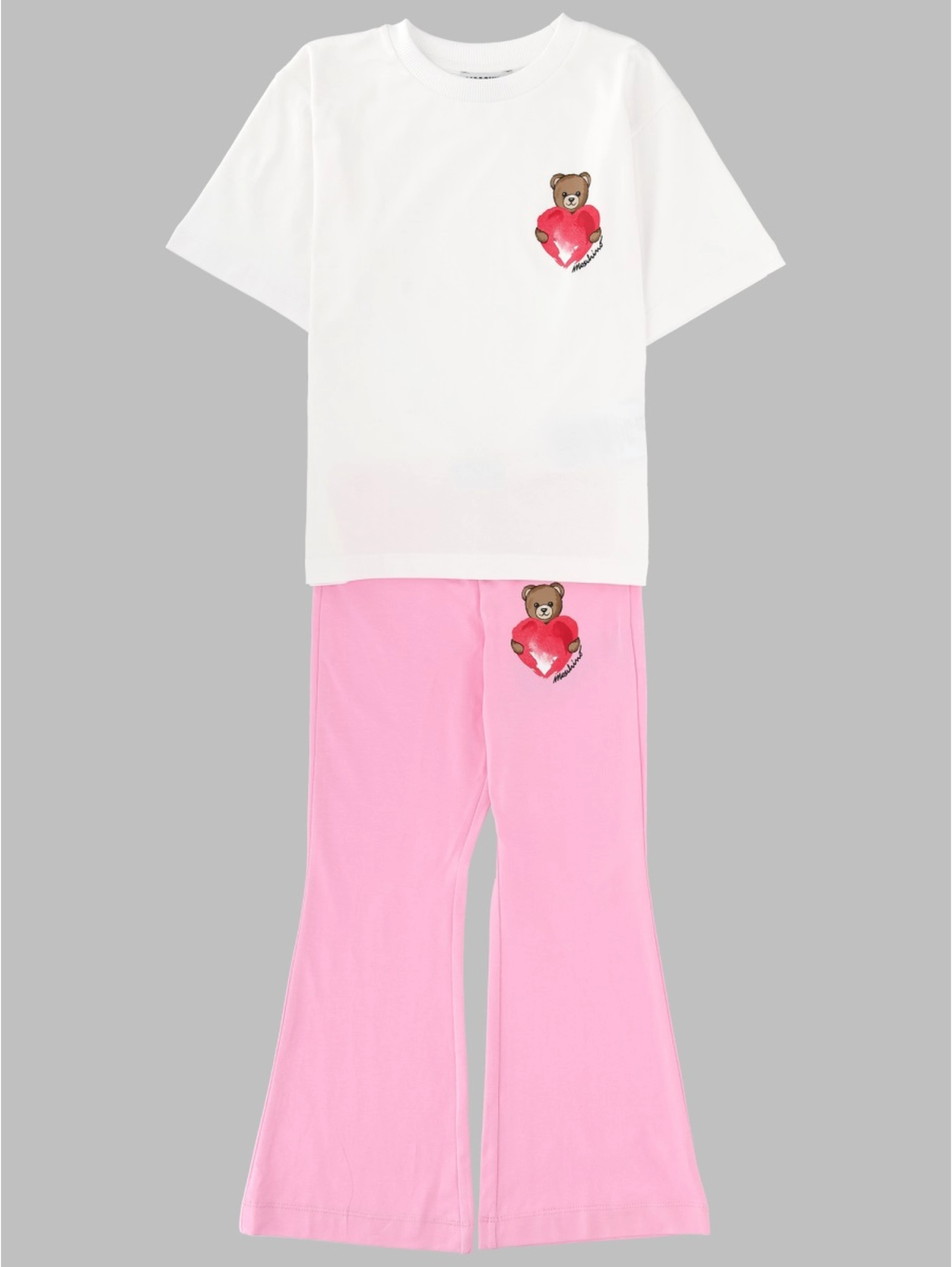 maxi t-shirt and
trousers set