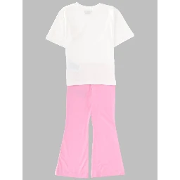 maxi t-shirt and
trousers set