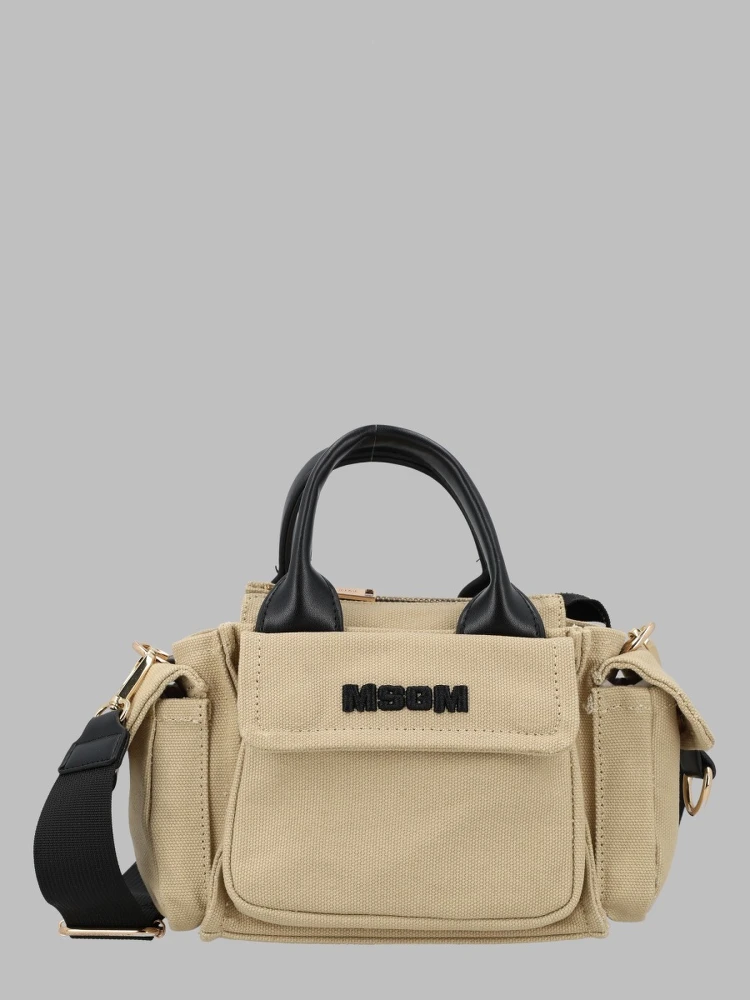 mini bag canvas eco-leather girl