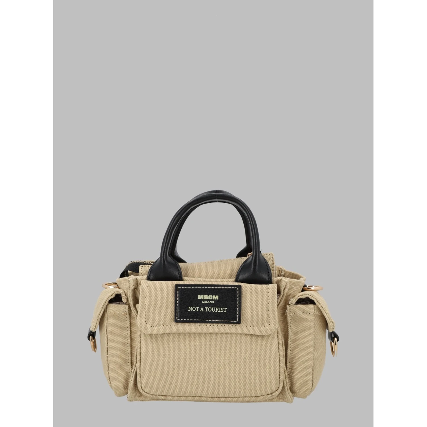 mini bag canvas eco-leather girl