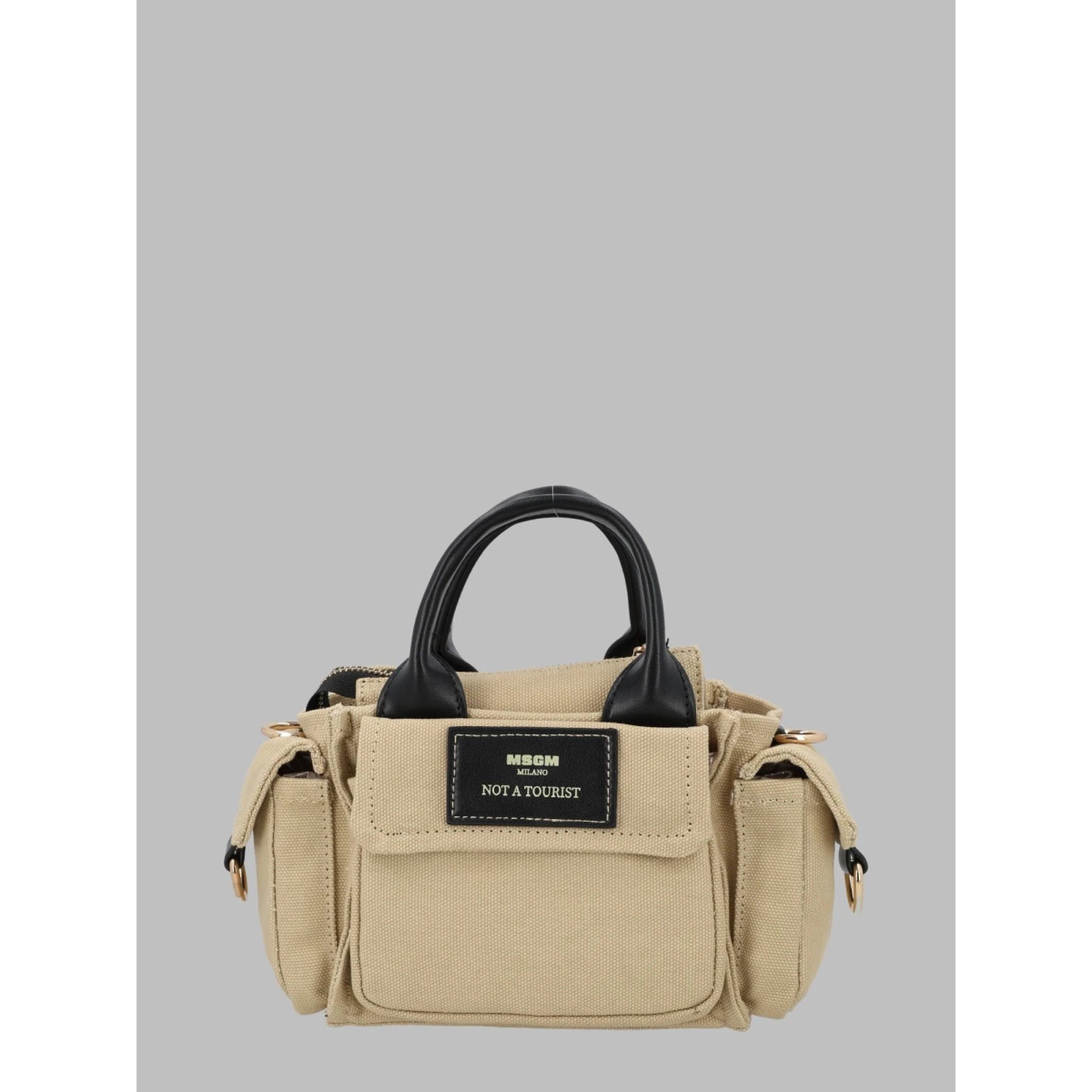 mini bag canvas eco-leather girl