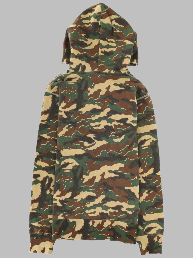 FELPA "GLITCH WOODLAND" CON CAPPUCCIO alternative