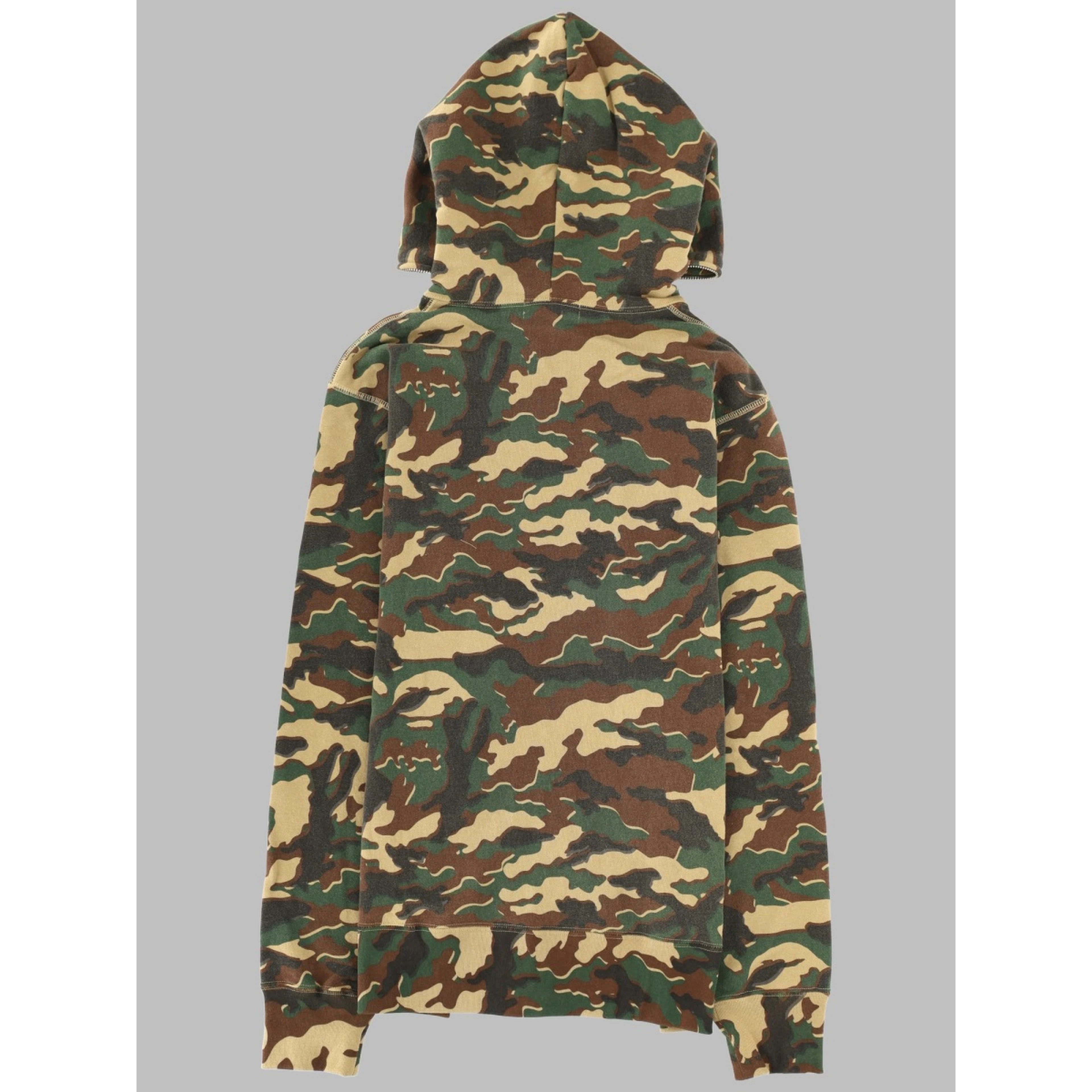 FELPA "GLITCH WOODLAND" CON CAPPUCCIO