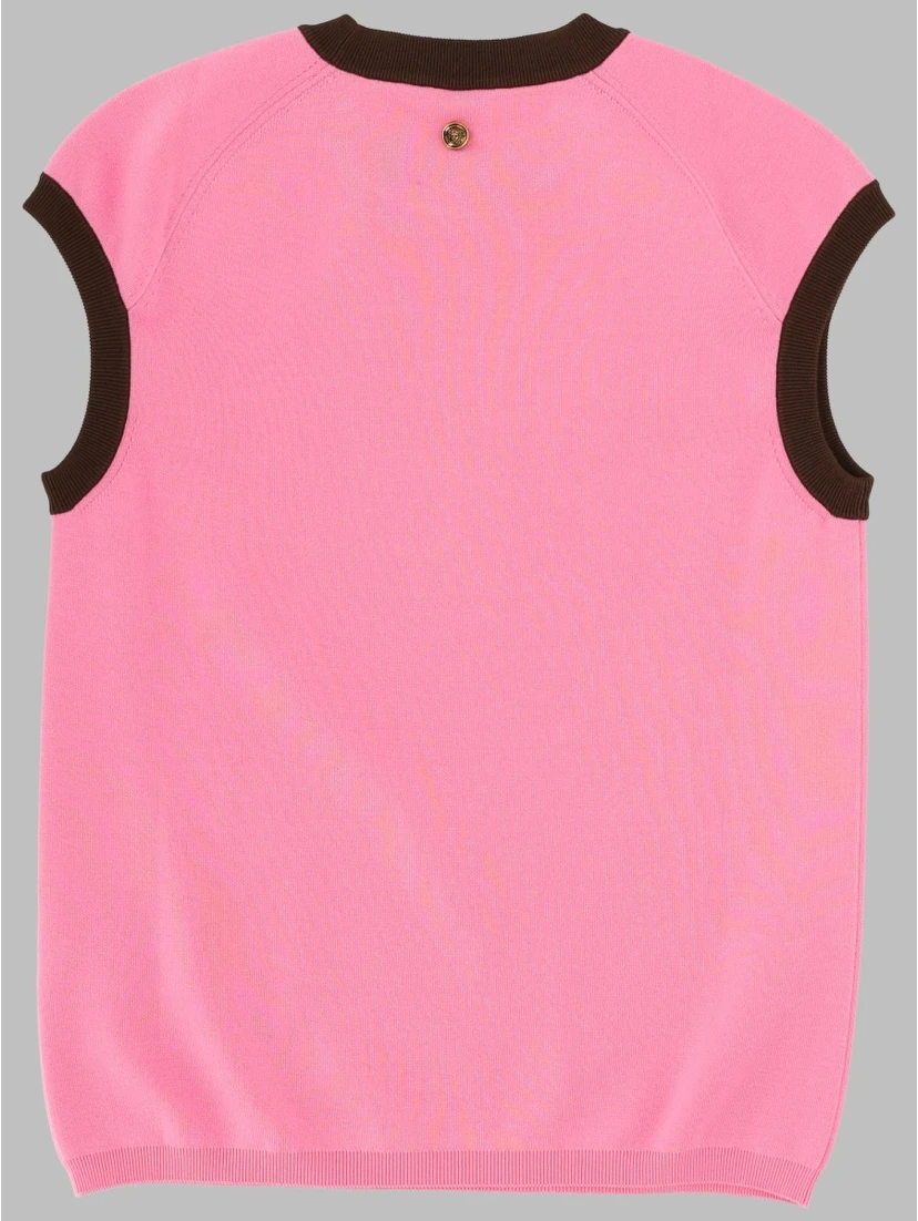 TOP IN MAGLIA DI COTONE
