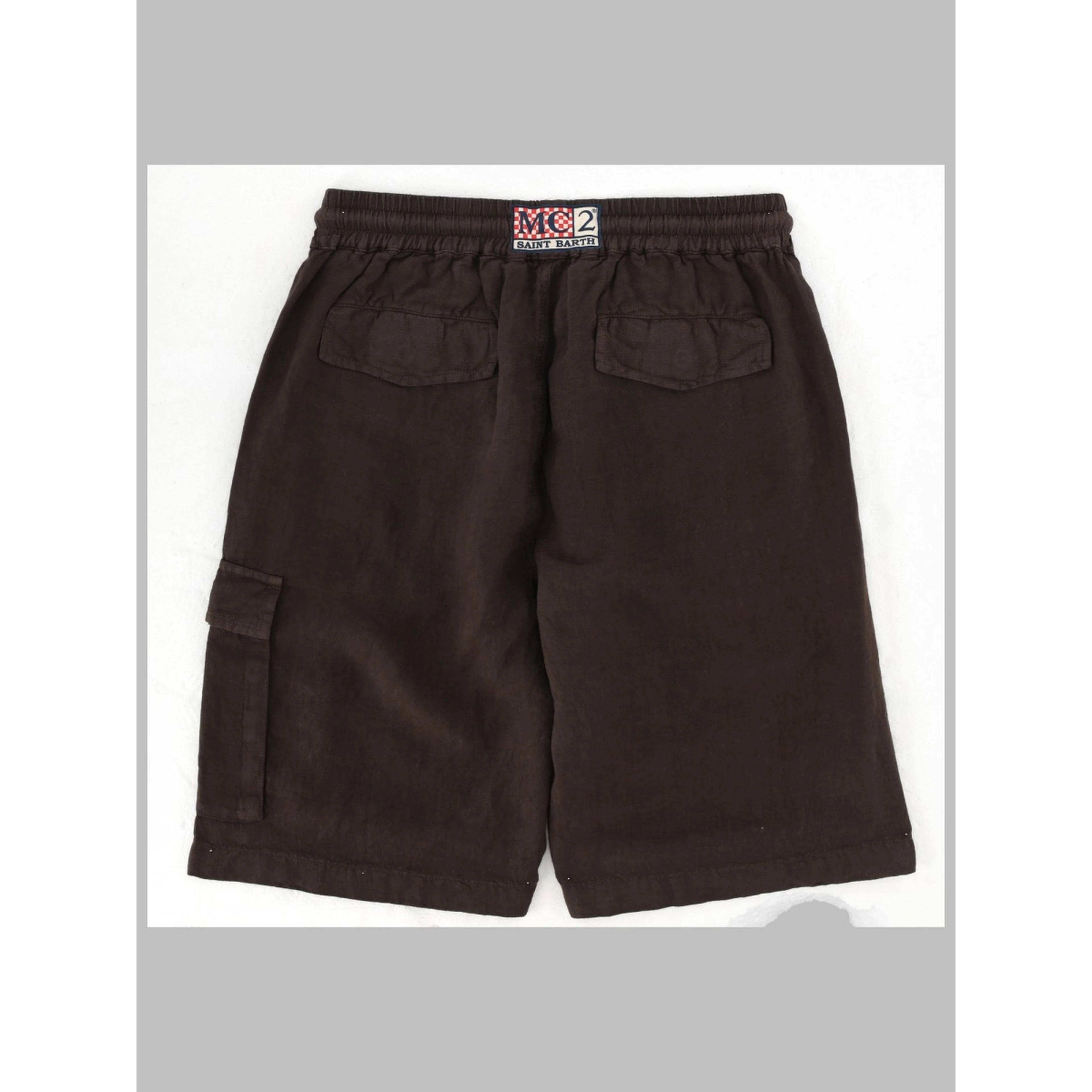 SHORTS IN LINO CON COULISSE