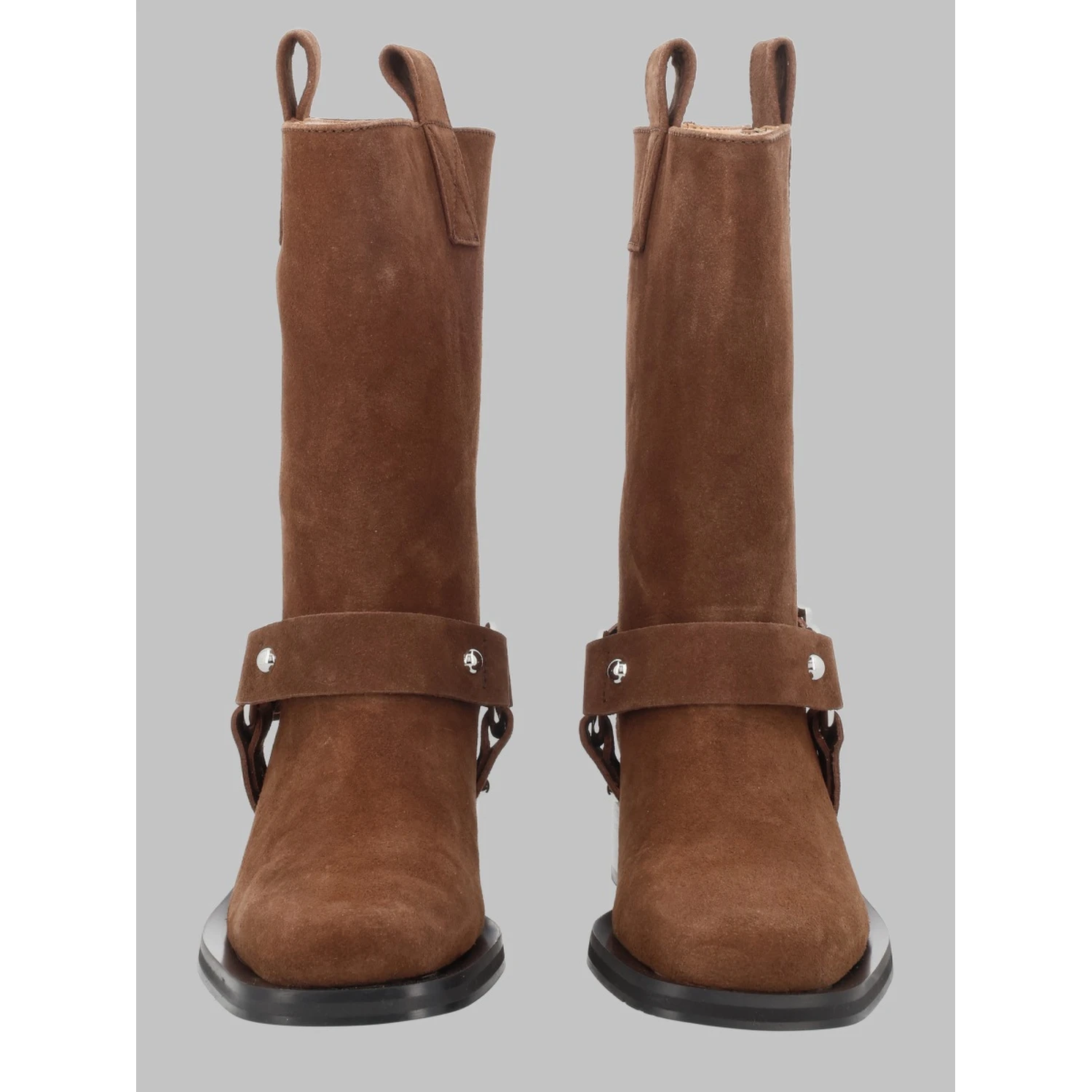 STIVALETTO BIKER IN SUEDE